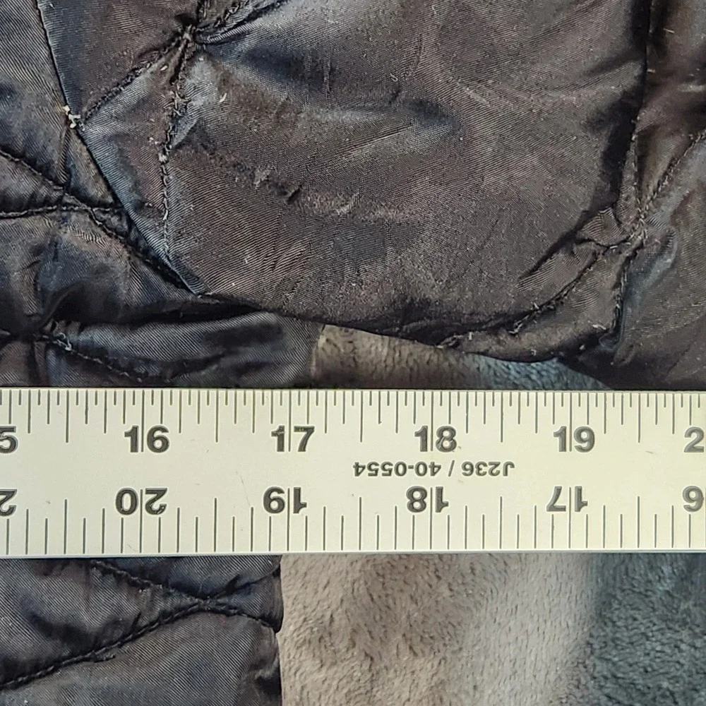 The North Face Jacket Girls Large Black Aconcagua 550 Down Puffer Quilted